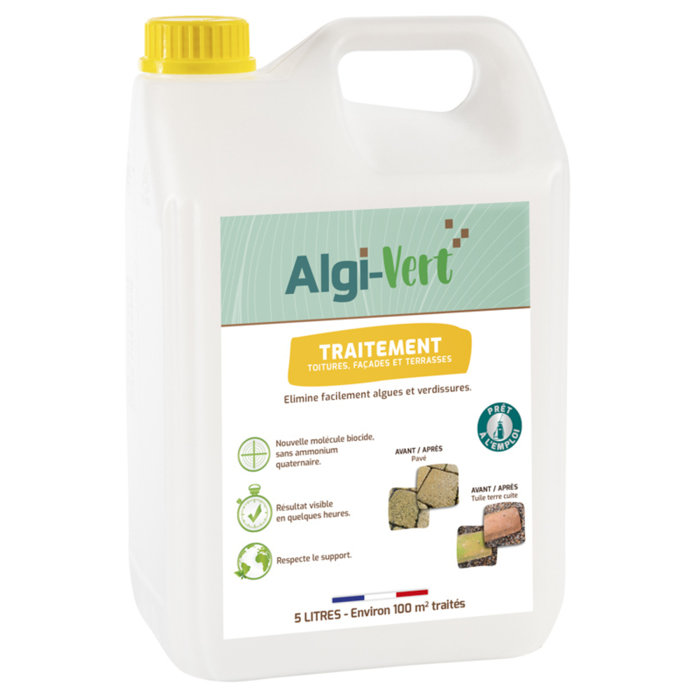 ALGI-VERT TRAITEMENT PRÊT A L'EMPLOI 5 LITRES 200004