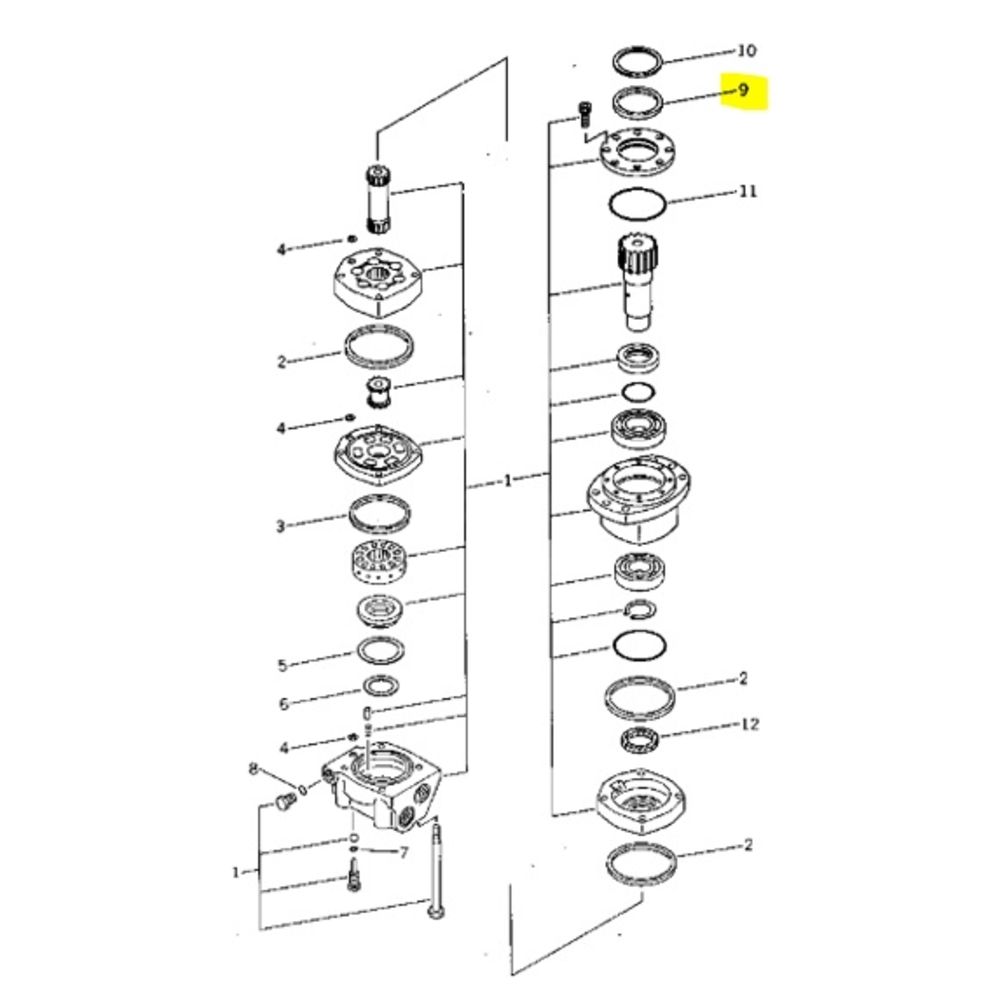 ANNEAU KOMATSU - 20M-60-26250