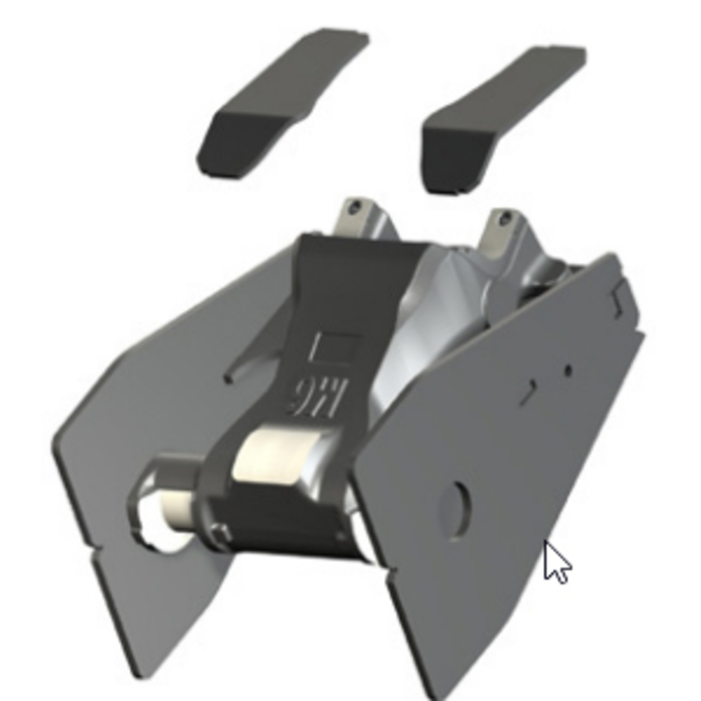 Kit de transformation Godet à souder pour module 3 ACB Morin avec joues et ailes rapportées - 5042020