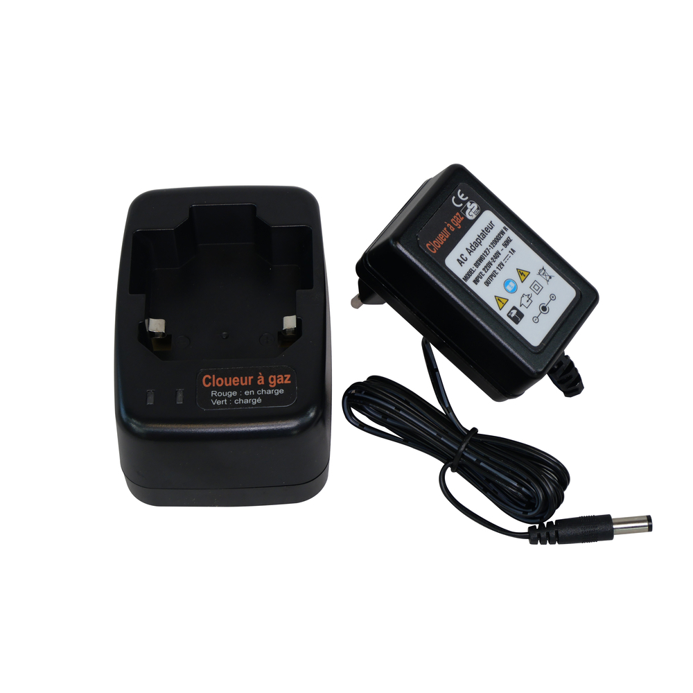 KIT CHARGEUR/ADAPTATEUR POUR CLOUEUR G1 - ALSAFIX - 12KITCHA