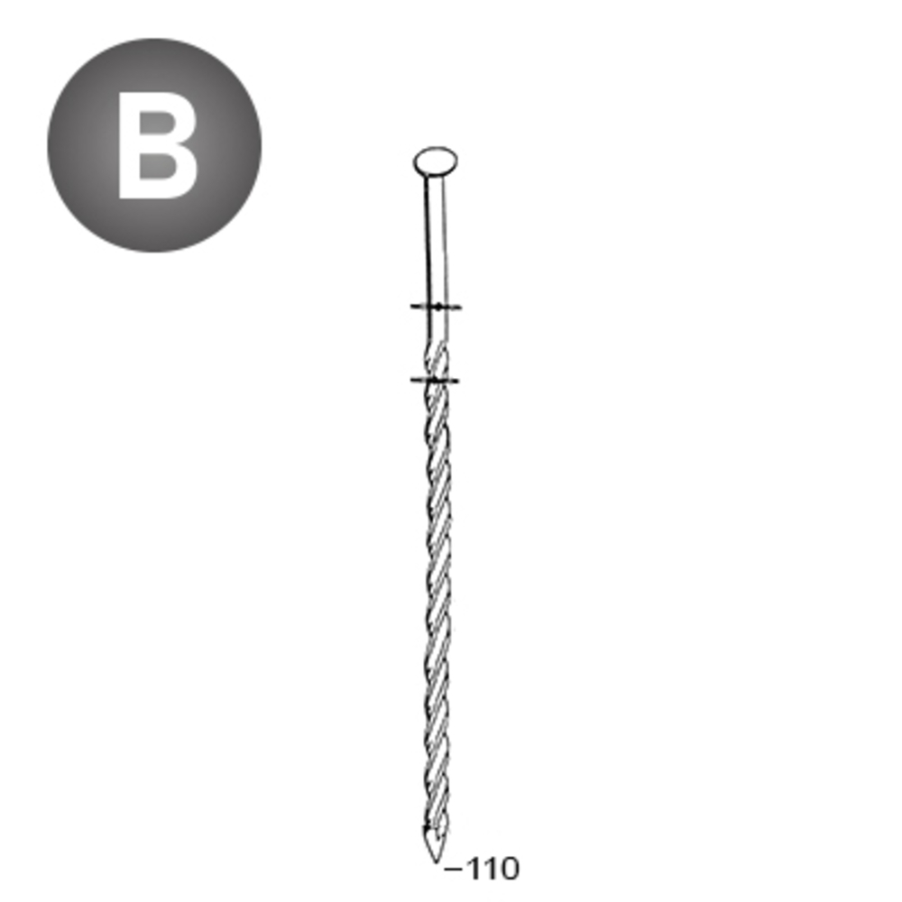 1200 COILS 38 X 110 TORSADÉES - ALSAFIX - 16381103