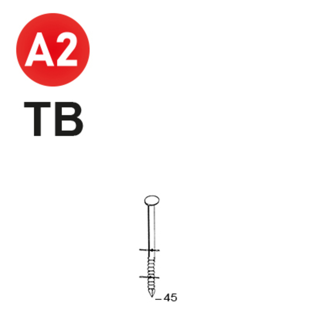 10800 COILS 25/27 X 45 ANNELÉES INOX TB - ALSAFIX - 16F25458