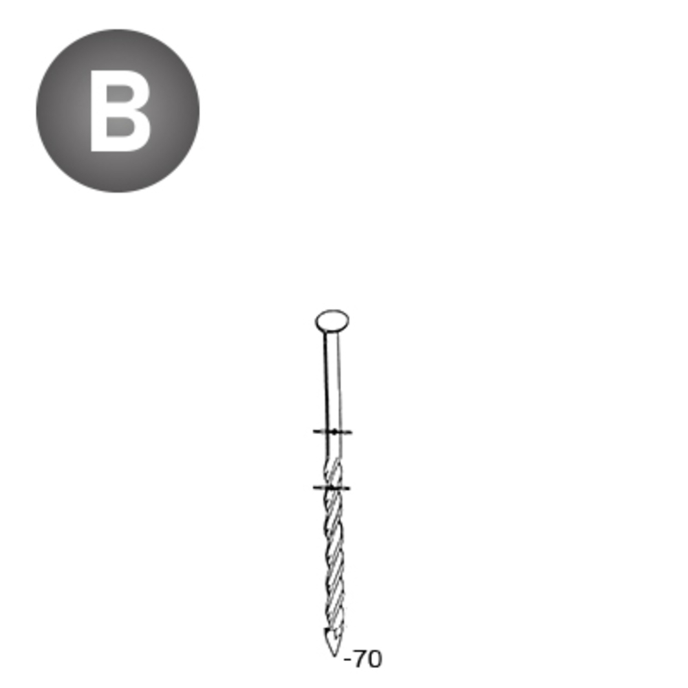 7200 COILS 25 X 70 TORSADÉES - ALSAFIX - 16F25683