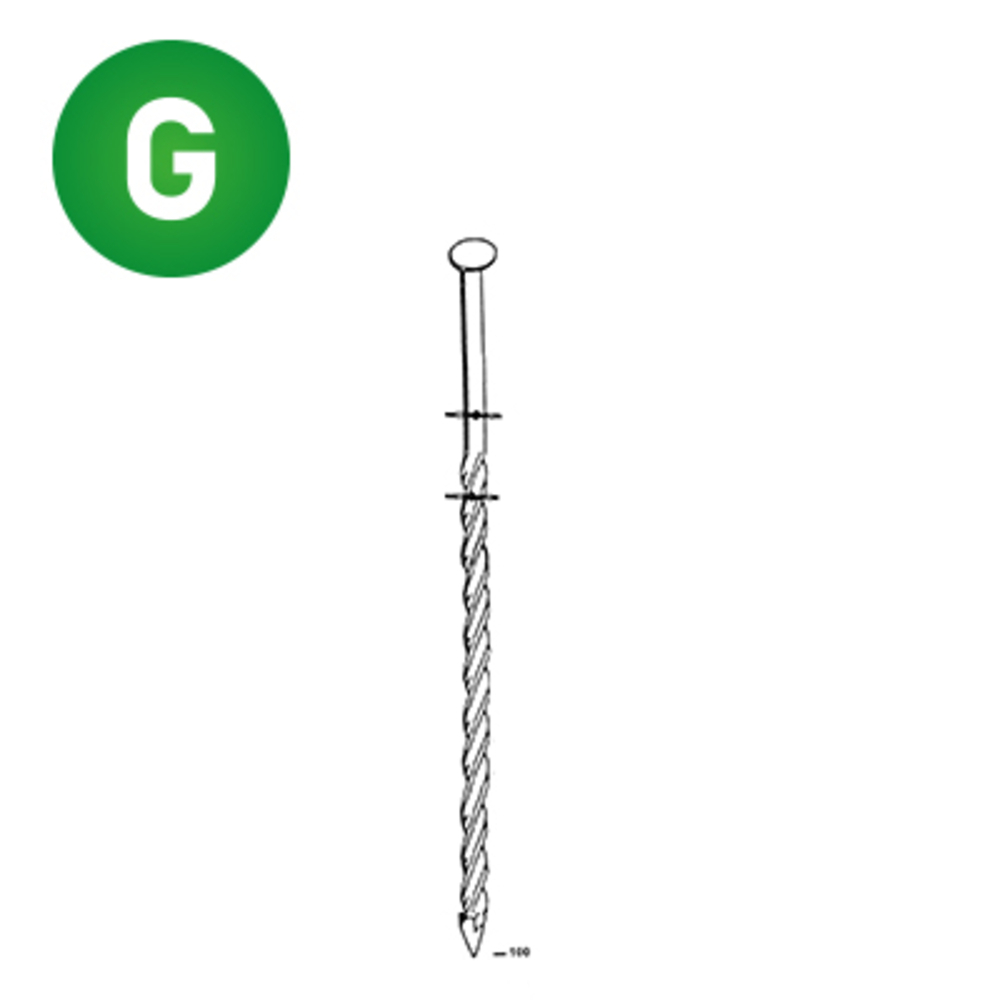 3600 COILS 34 X 100 TORSADÉES GALVA - ALSAFIX - 16F34987
