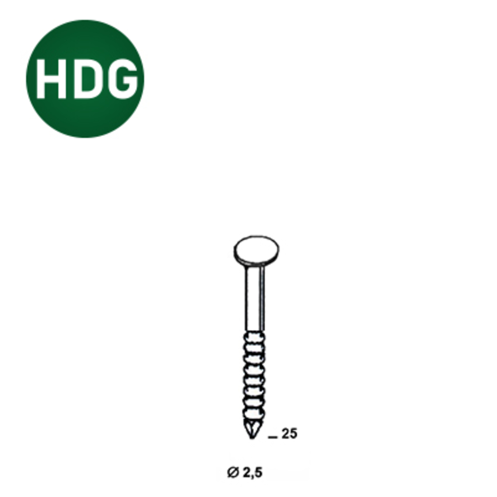 3000 COILS S 25X25 ANNELÉ GALVA HDG - ALSAFIX - 16S25256