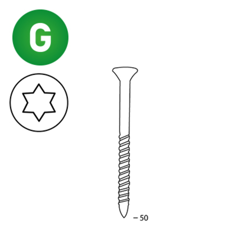 2000 SCRAIL 25/28 X 50 GALVA TX - ALSAFIX - 16S25507