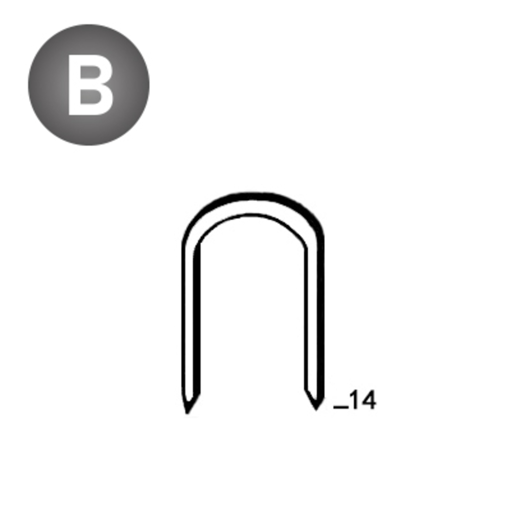 1000 AGRAFES BC 14-14 MM - ALSAFIX - 201414