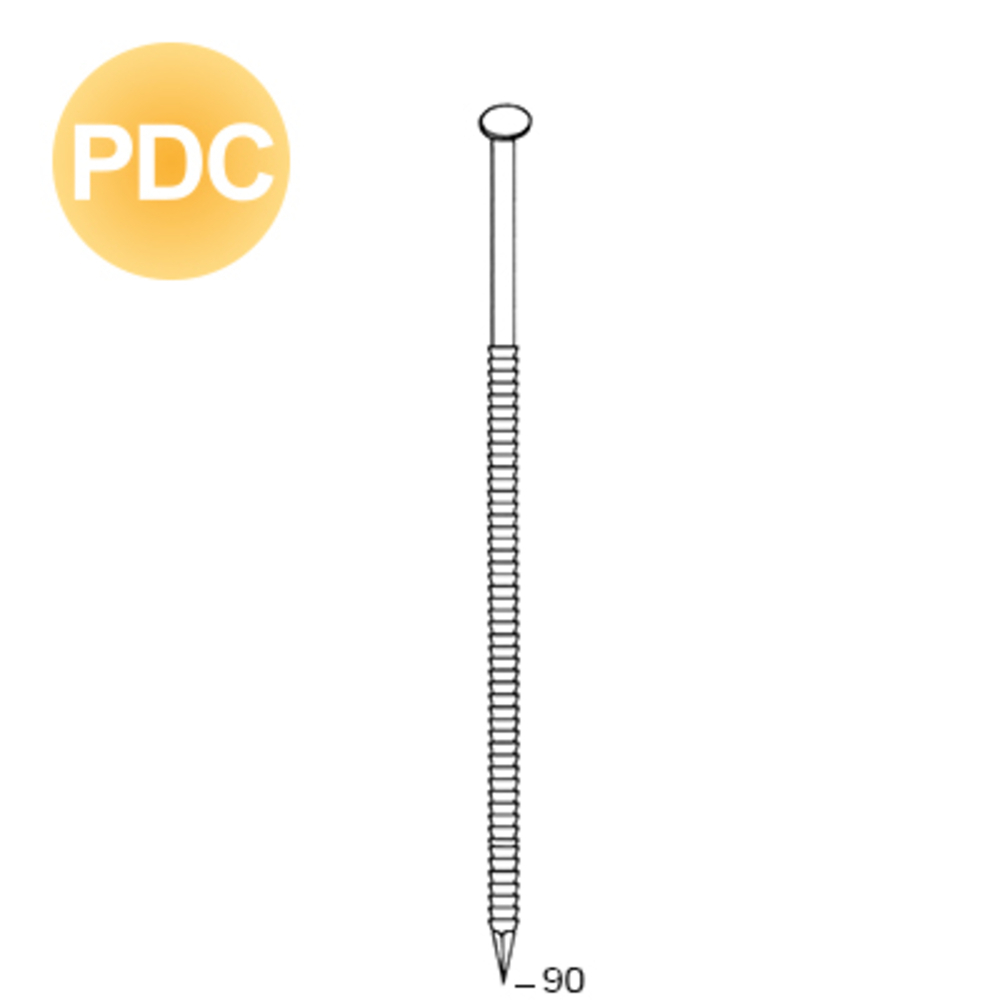 2040 POINTES 34° 31 X 90 ANNELÉES PDC - ALSAFIX - 34310902DC