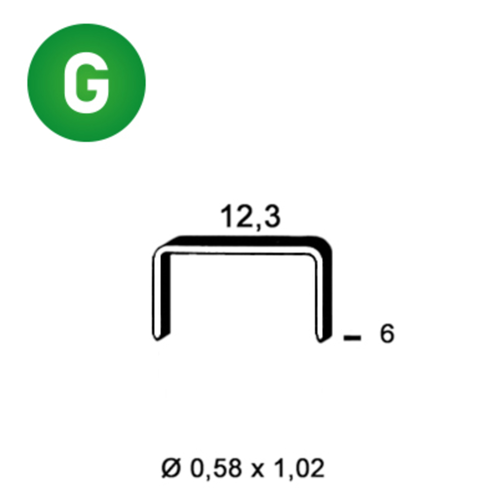 10000 AGRAFES AD-06 STANOX - ALSAFIX - 6AD061