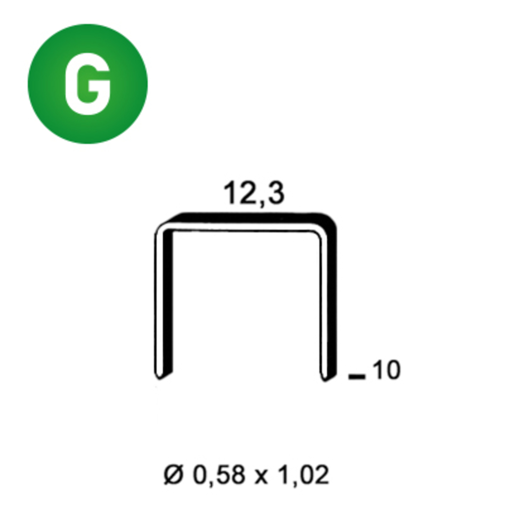 10000 AGRAFES AD-10 STANOX - ALSAFIX - 6AD101
