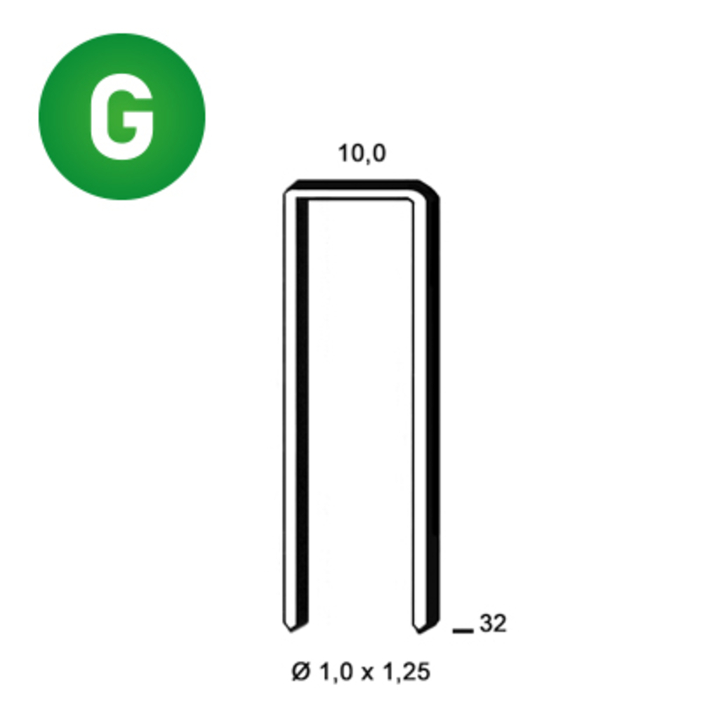 2600 AGRAFES G-32 GALVA - ALSAFIX - 6G-321