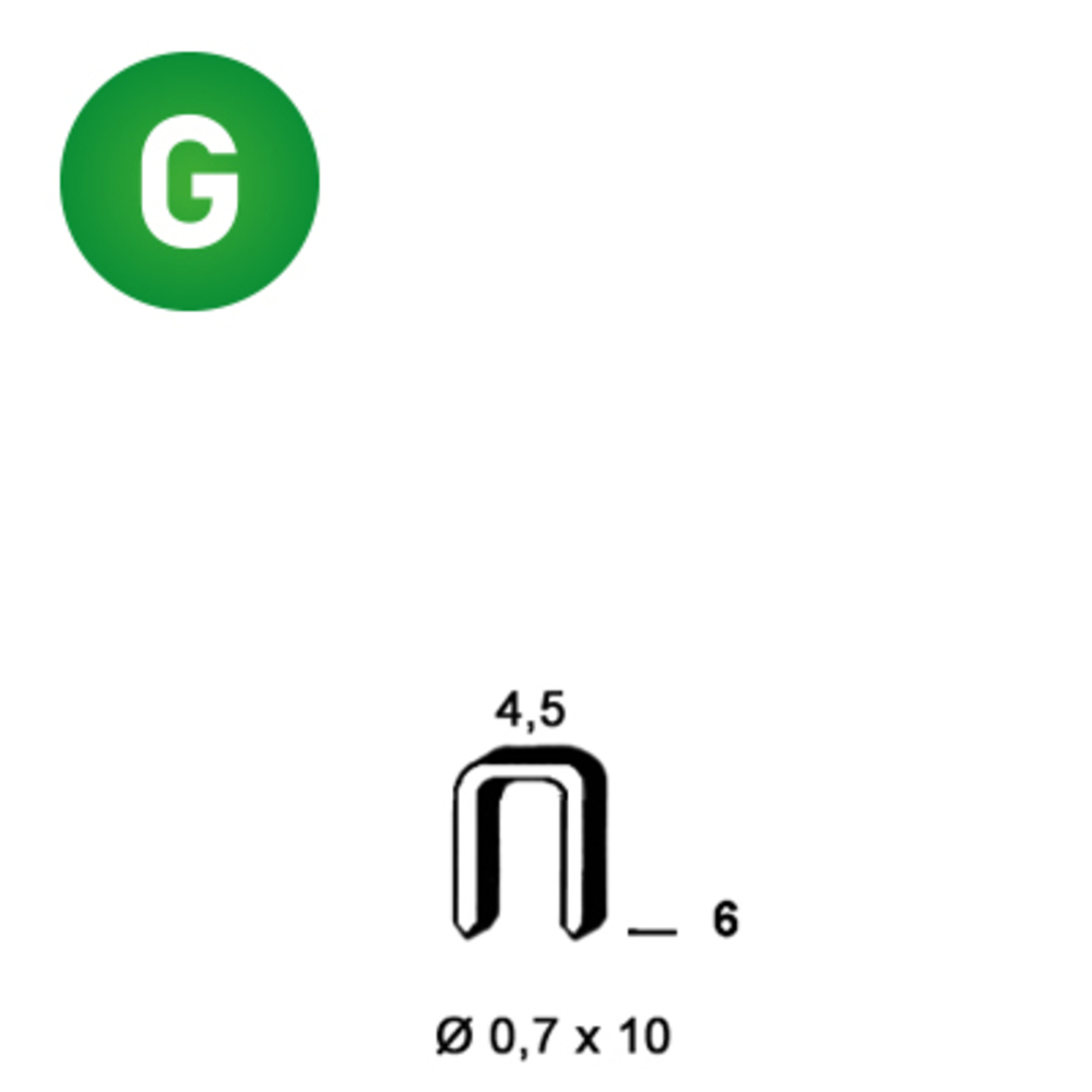 20000 AGRAFES O-06 GALVA - ALSAFIX - 6O-061