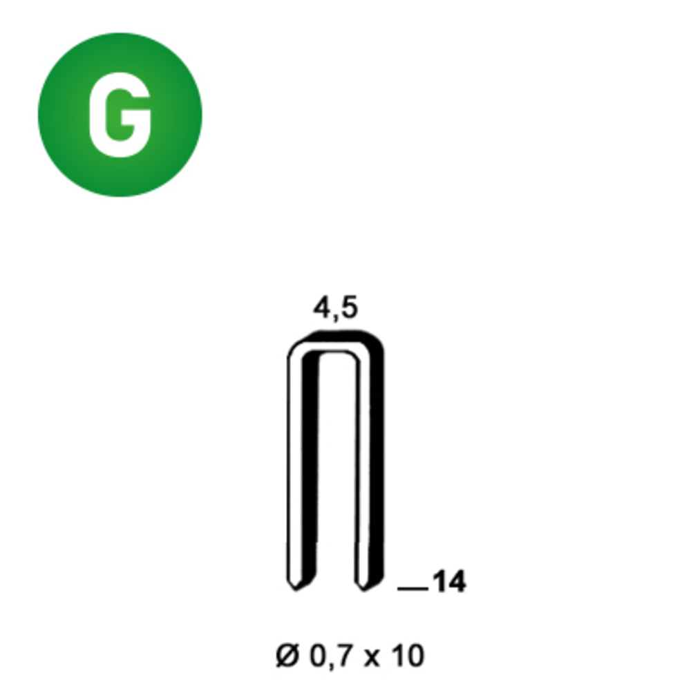 10000 AGRAFES O-14 GALVA - ALSAFIX - 6O-141