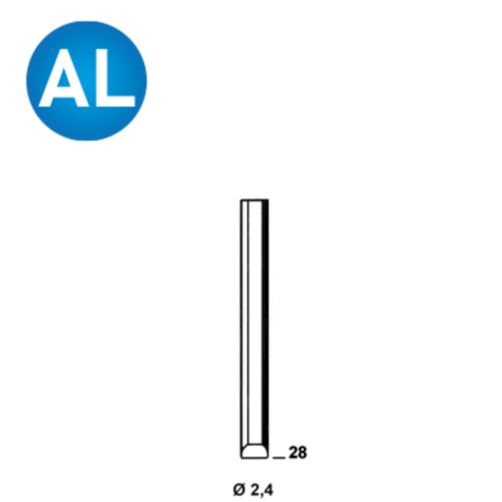 5000 CHEVILLES SD-28 ALUMINIUM - ALSAFIX - 6SD281
