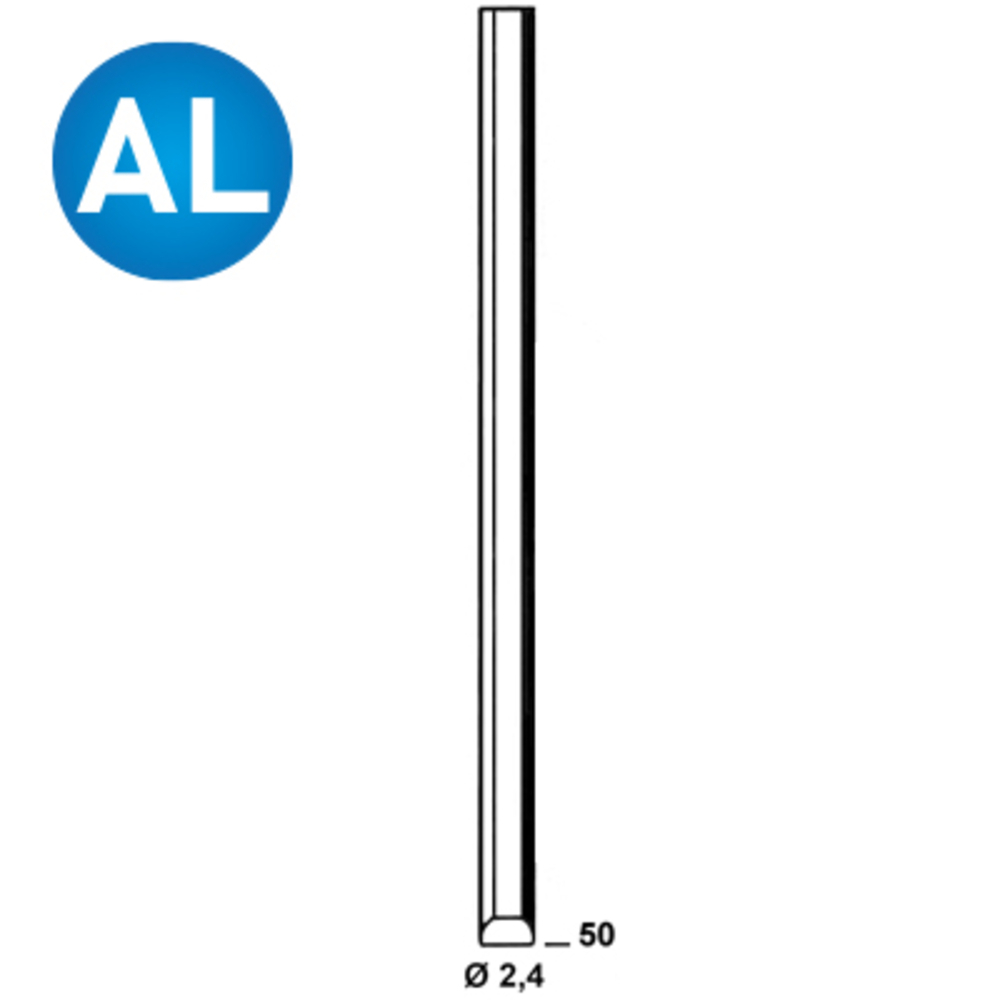 2500 CHEVILLES SD-50 ALUMINIUM - ALSAFIX - 6SD501