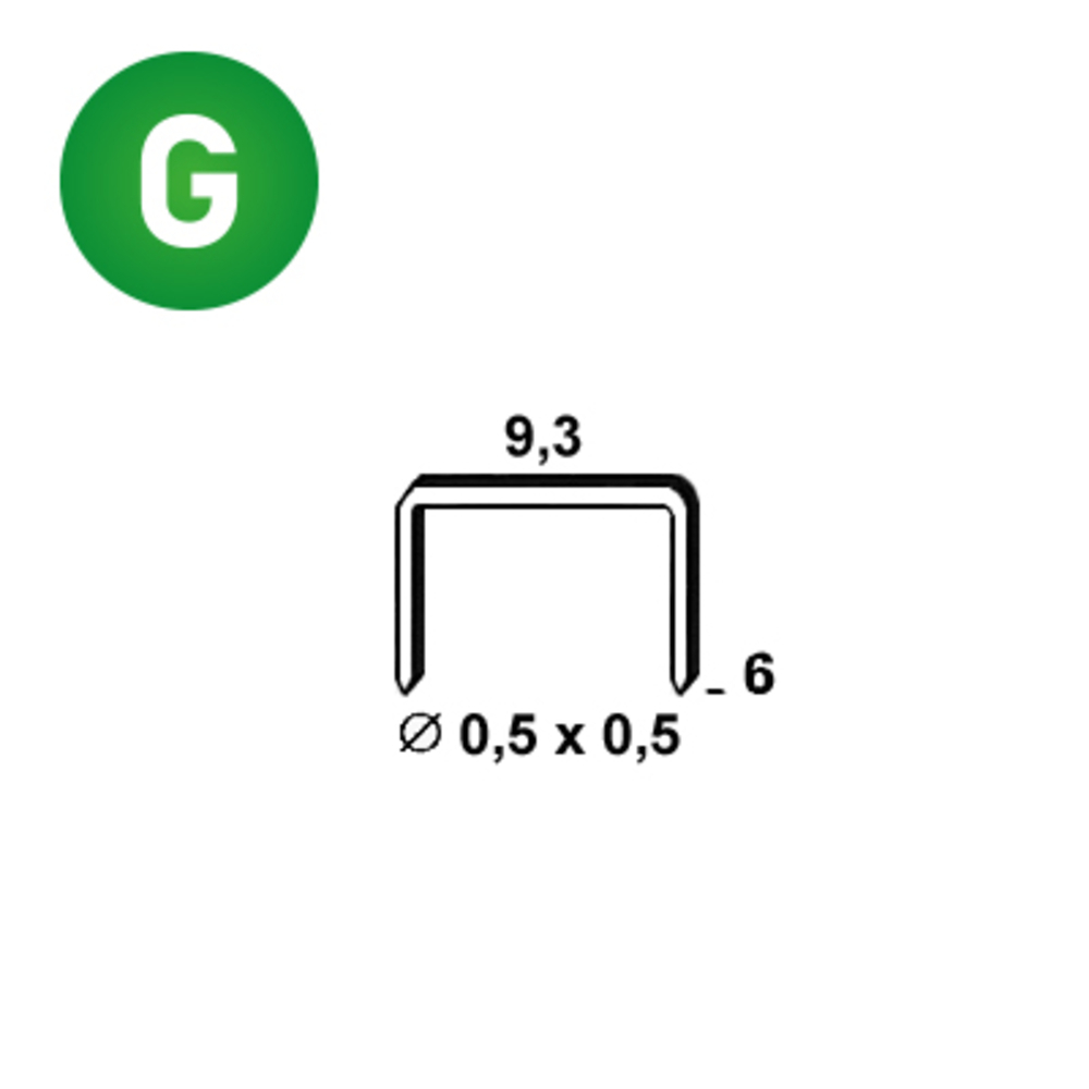5000 AGRAFES SP-06 GALVA - ALSAFIX - 6SP061