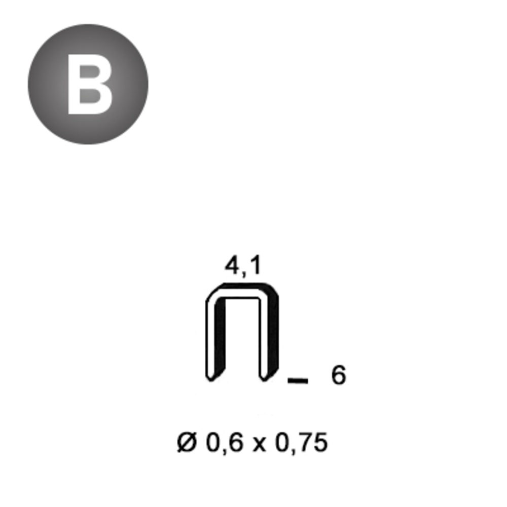 20000 AGRAFES TK-06 STANOX - ALSAFIX - 6TK061