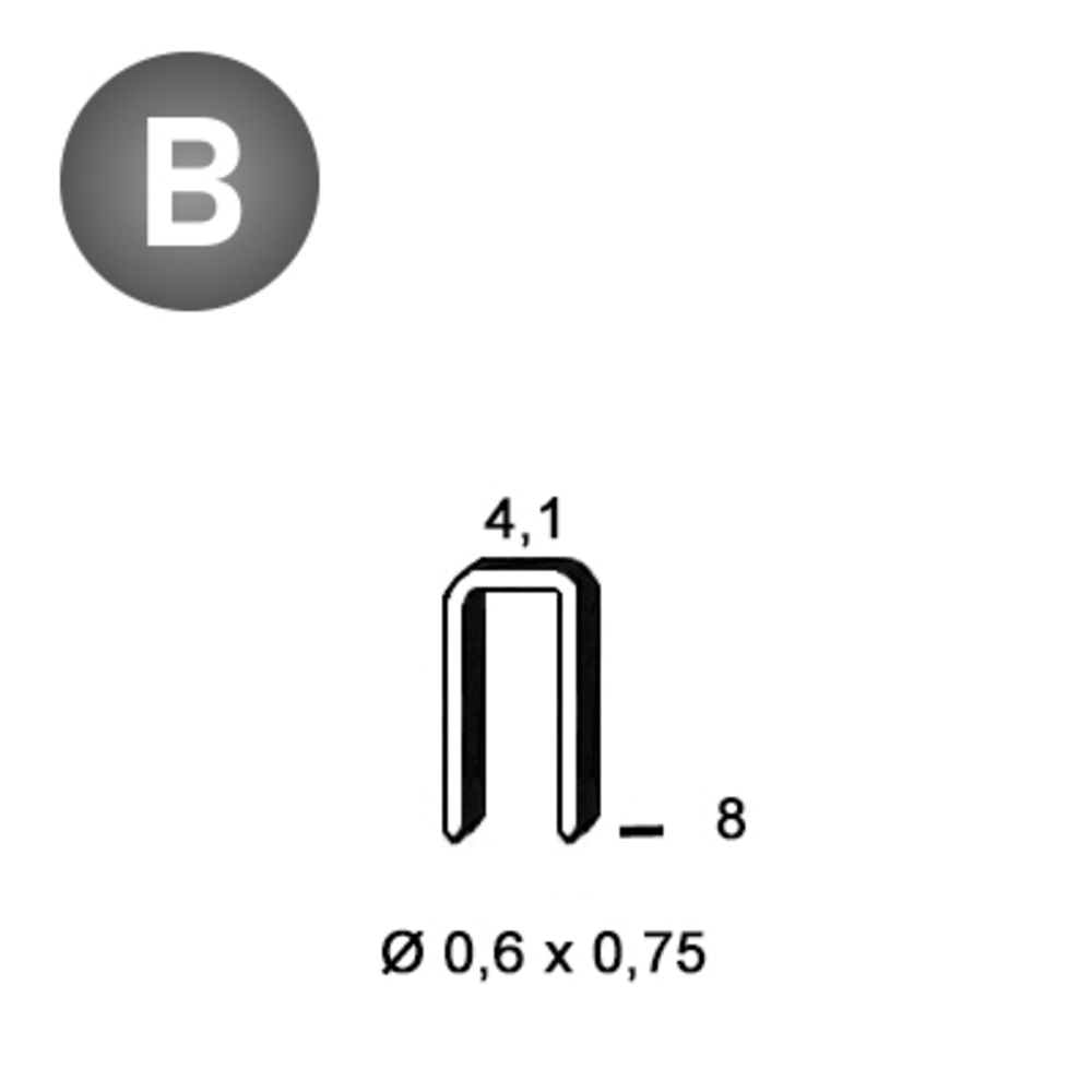 20000 AGRAFES TK-08 STANOX - ALSAFIX - 6TK081