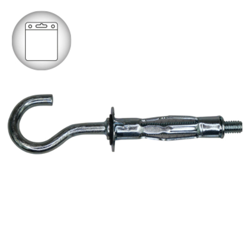 CHEVILLE VERROU HWA 4-32 PITON BLISTER DE 25 pièces - ALSAFIX - CV04032RBL