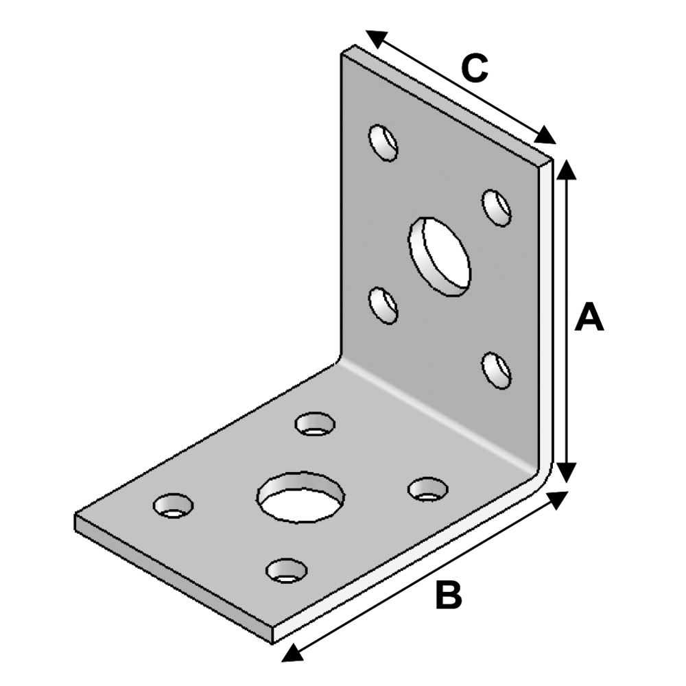 ÉQUERRE 50X50X40X2,5 - ALSAFIX - EA05050325