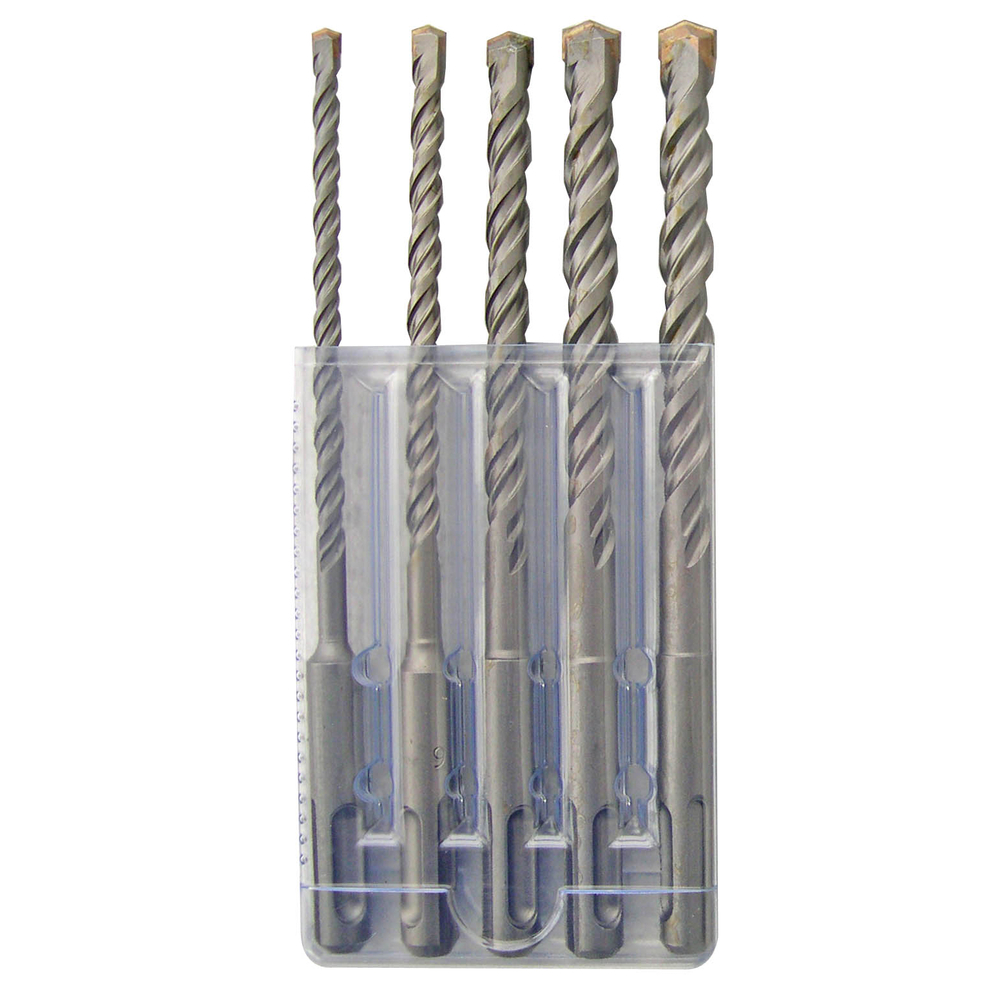 COFFRET DE 5 FORETS BÉTON 2T SDS+ (5-6-8-10-12/160) - ALSAFIX - FORETS5B