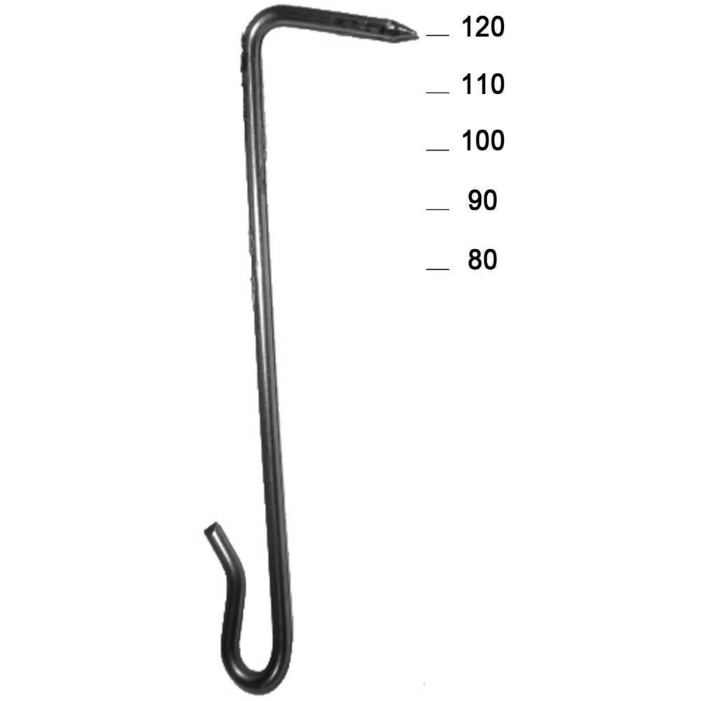 750 CROCHETS D'ARDOISE 2,7 X 110 INOX 17% - ALSAFIX - HOOK1102