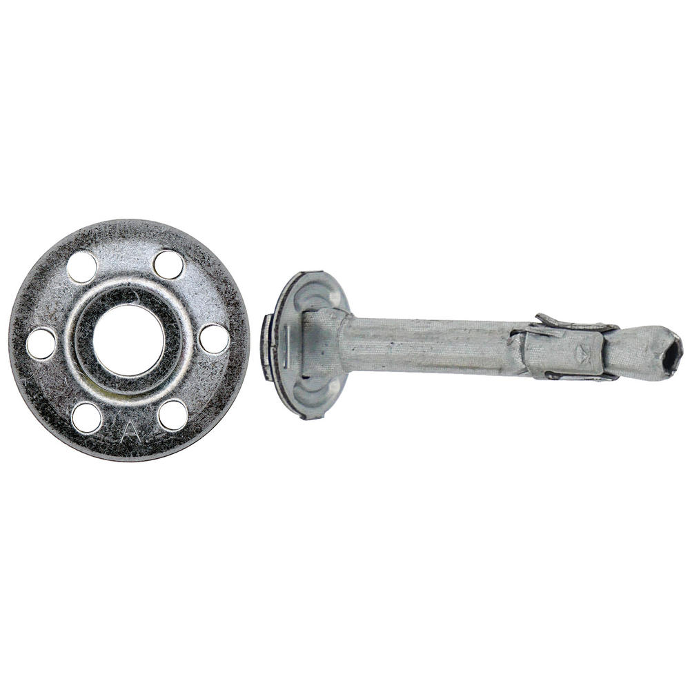 100 CHEVILLES MND 6 X 45 + RONDELLES - ALSAFIX - MND6WASH