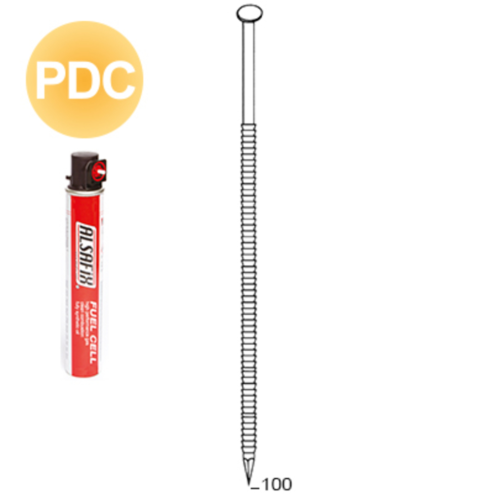 PACK 34° 31 X 100 ANNELÉES PDC - 1700 POINTES + 2 GAZ - ALSAFIX - P34311002DC