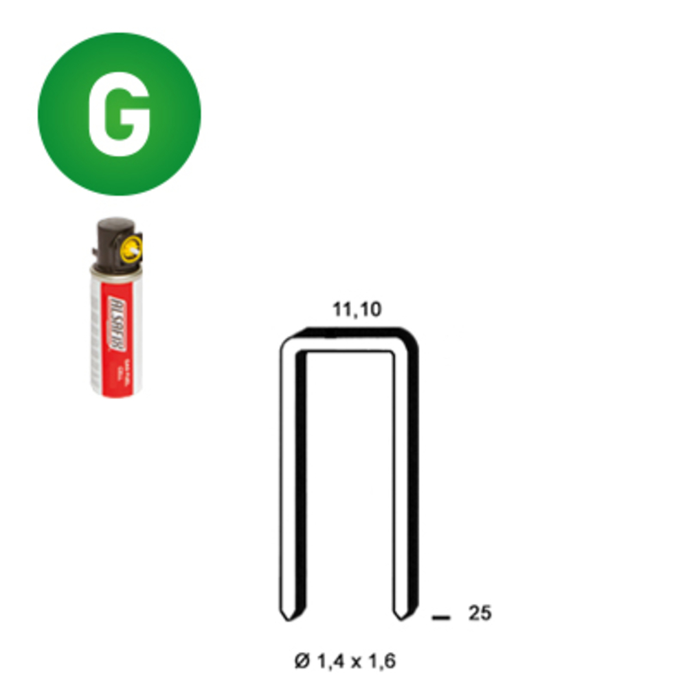 PACK Z-25 GALVA RÉSINÉES - 3000 AGF + 3 GAZ - ALSAFIX - P6Z-251