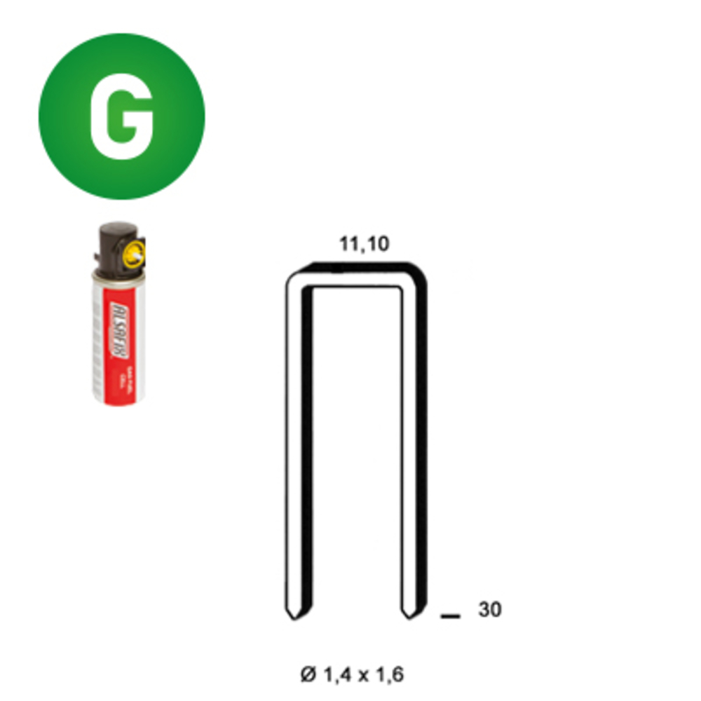 PACK Z-30 GALVA RÉSINÉES - 3000 AGF + 3 GAZ - ALSAFIX - P6Z-301
