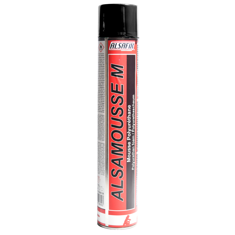 MOUSSE POLYURÉTHANE M 750 ML - ALSAFIX - PO08139