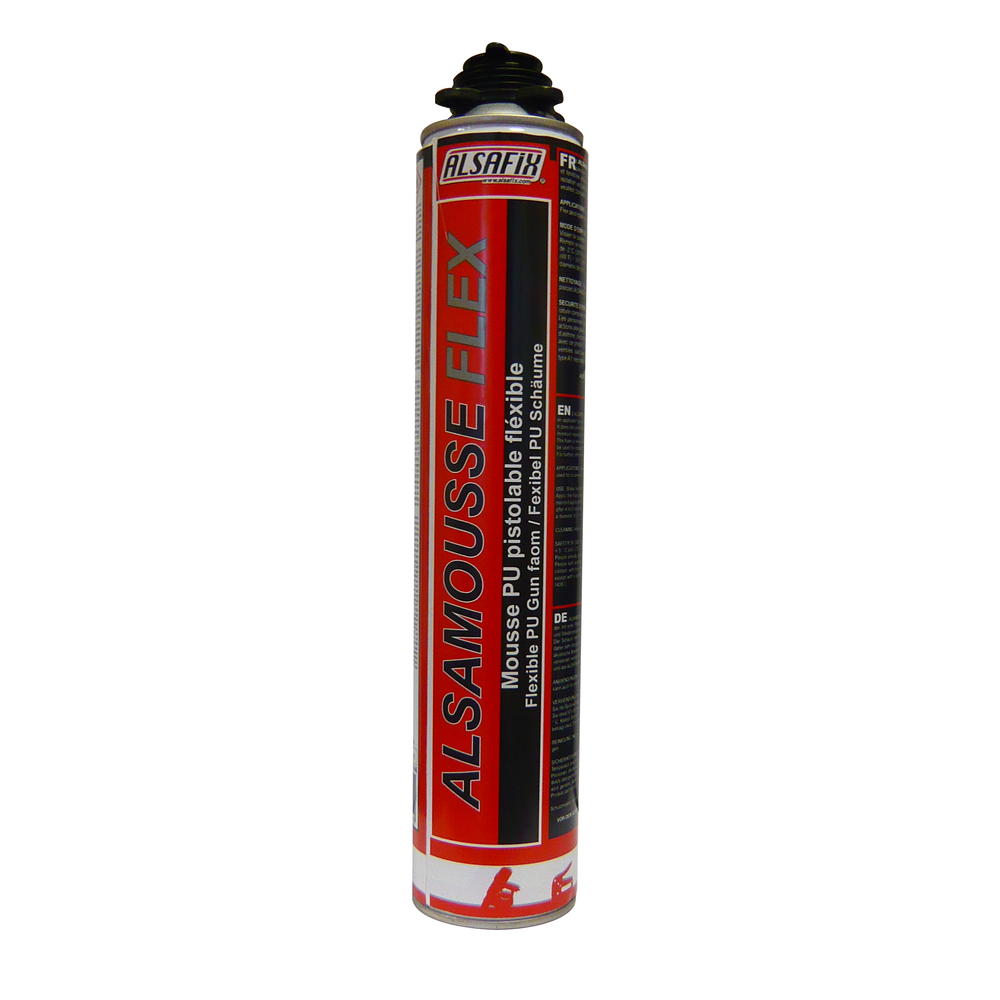 MOUSSE POLYURÉTHANE FLEXIBLE 750 ML - ALSAFIX - PO08144