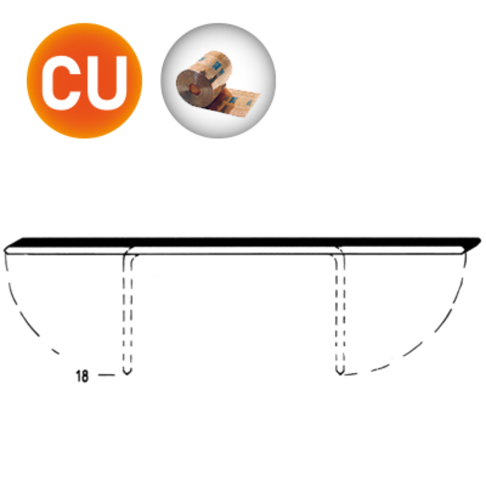 20000 AGRAFES R555-18 CUIVRÉES - ALSAFIX - R555-18