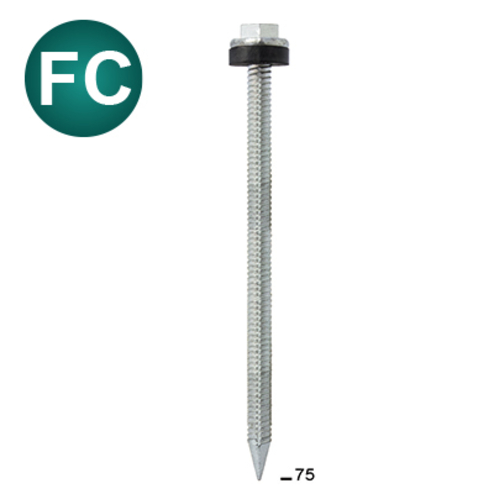 720 ROOFLOC SCRAIL 38/42 X 75 FASCOAT - ALSAFIX - RF38075FS
