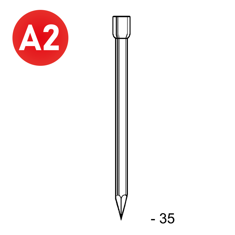 POINTE TH INOX 1,8X35 - 2,5 KG - ALSAFIX - TH180359