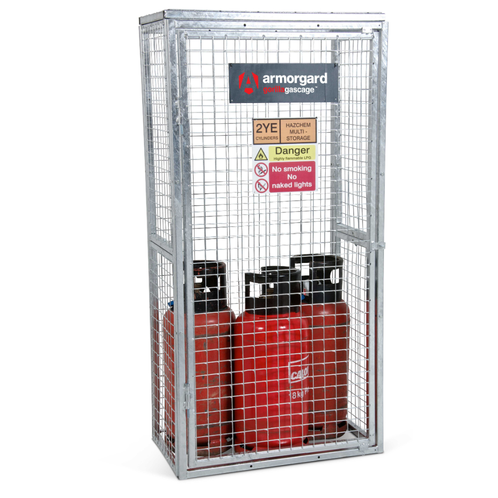 Cage pour bouteilles de gaz gorrila gas cage ggc3 - 900x500x1800ARMORGARD - GGC3