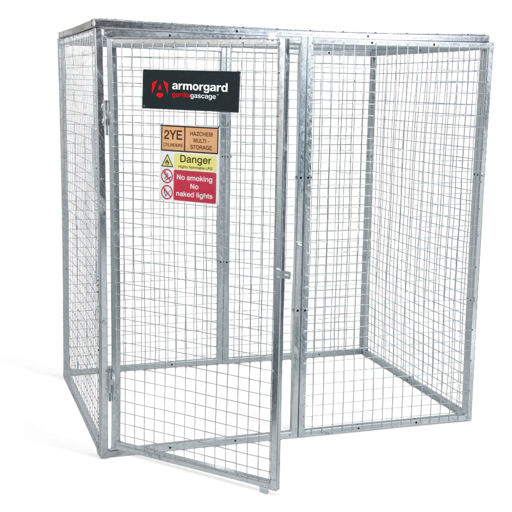 Cage pour bouteilles de gaz gorrila gas cage ggc8 - 1800x1200x1800ARMORGARD - GGC8
