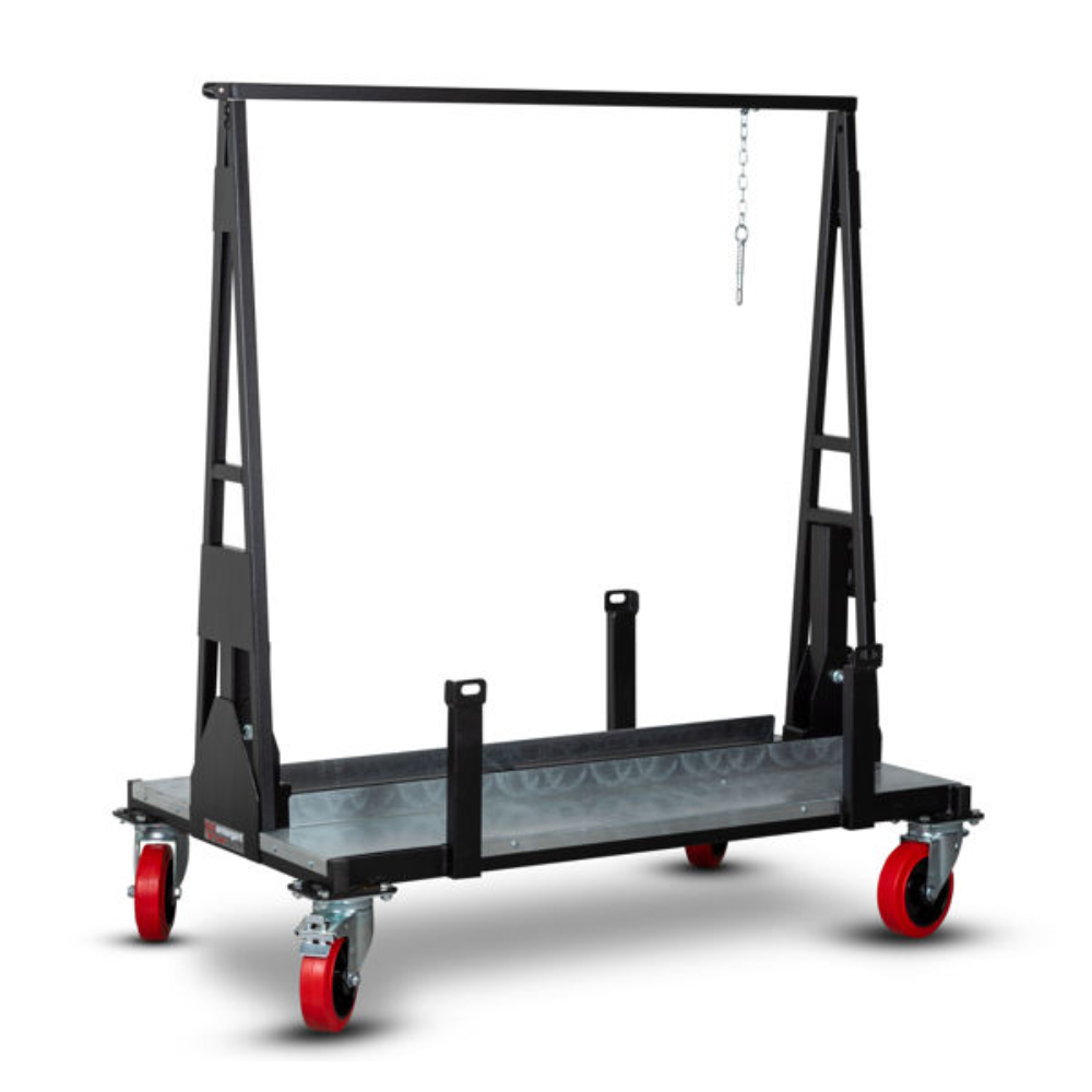 Chariot mobile porte plaque de plâtre LOADALL 1250x750x1440 ARMORGARD - LA1000