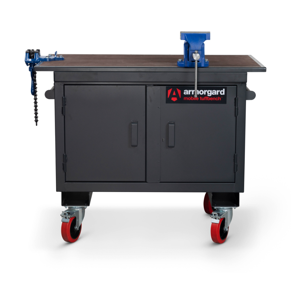 Établi mobile sécurisé 120cm x 70cm x 95cm ARMORGARD - MBH12