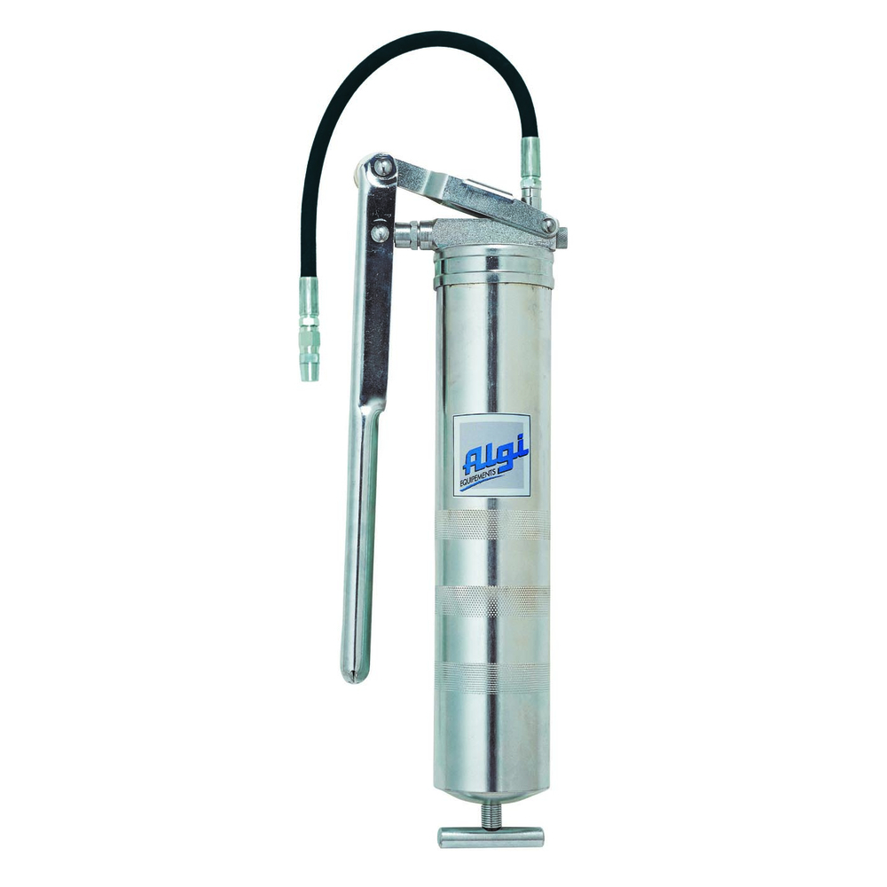 Pompe à graisse Pro 1 kg avec flexible 30 cm et agrafe 4 mors graisse - ALGI EQUIPEMENT - 05056002