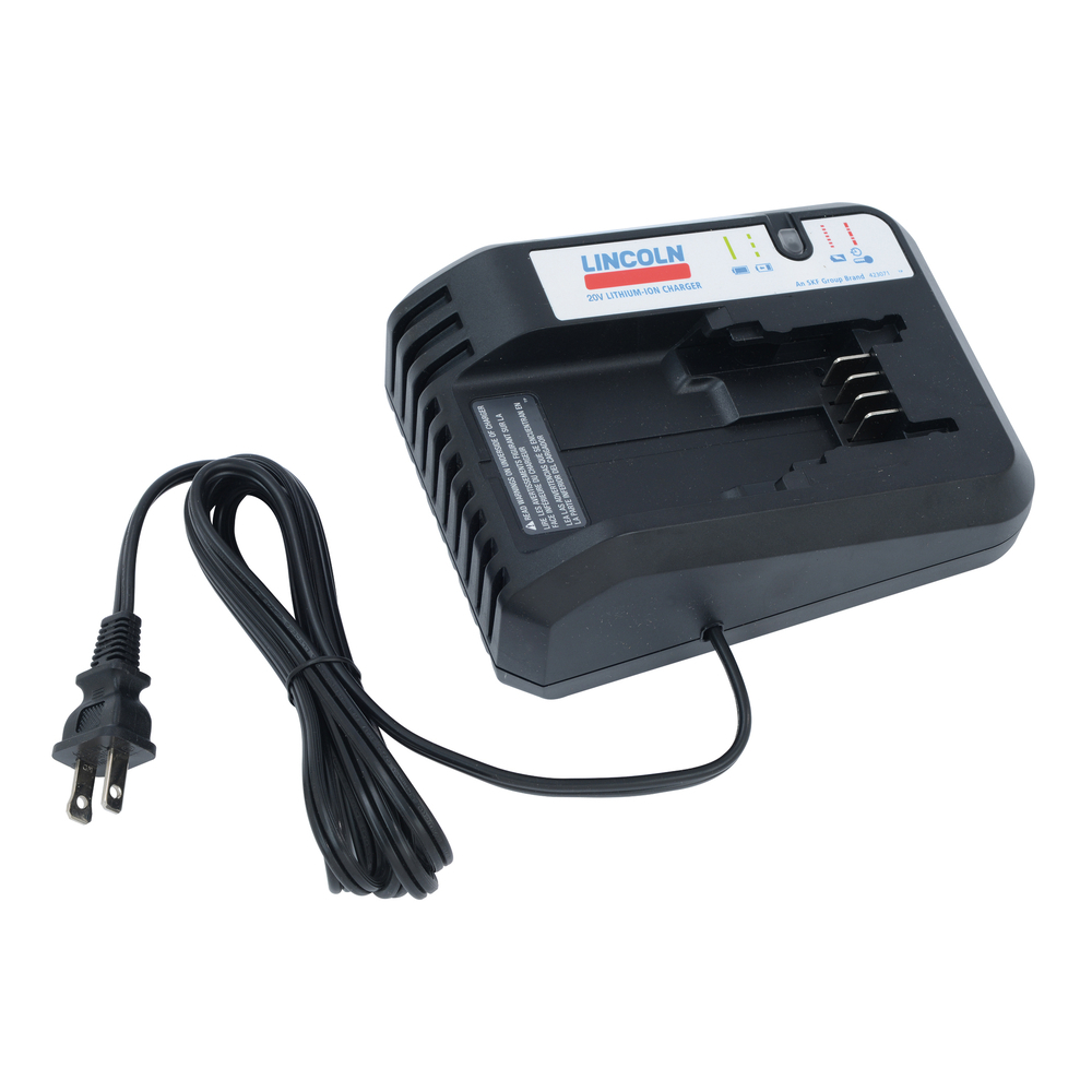 Chargeur rapide 230V pour batterie 12 et 20 V Li-ion Lincoln - ALGI EQUIPEMENT - 07277020