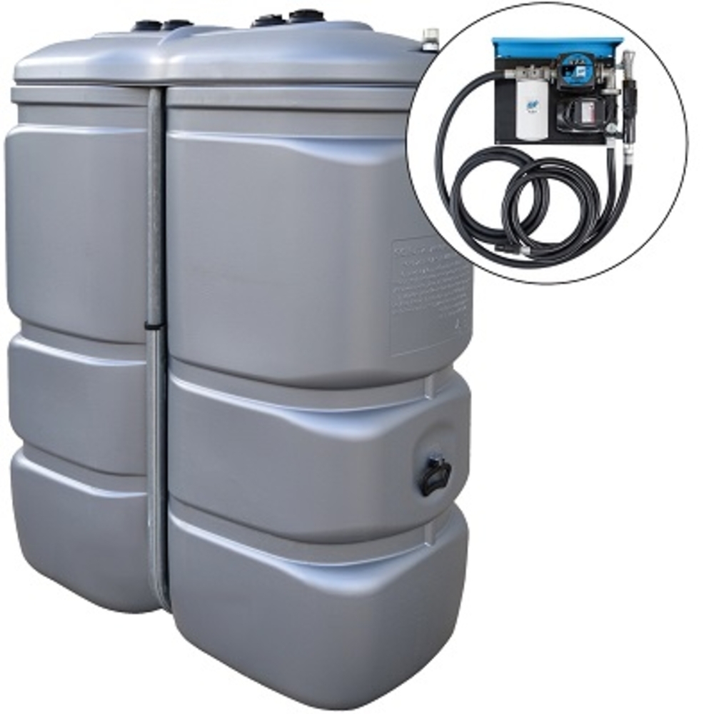 Station de distribution gasoil fuel 1000L en PEHD 52l/min – Murale - ALGI EQUIPEMENT - 07685200