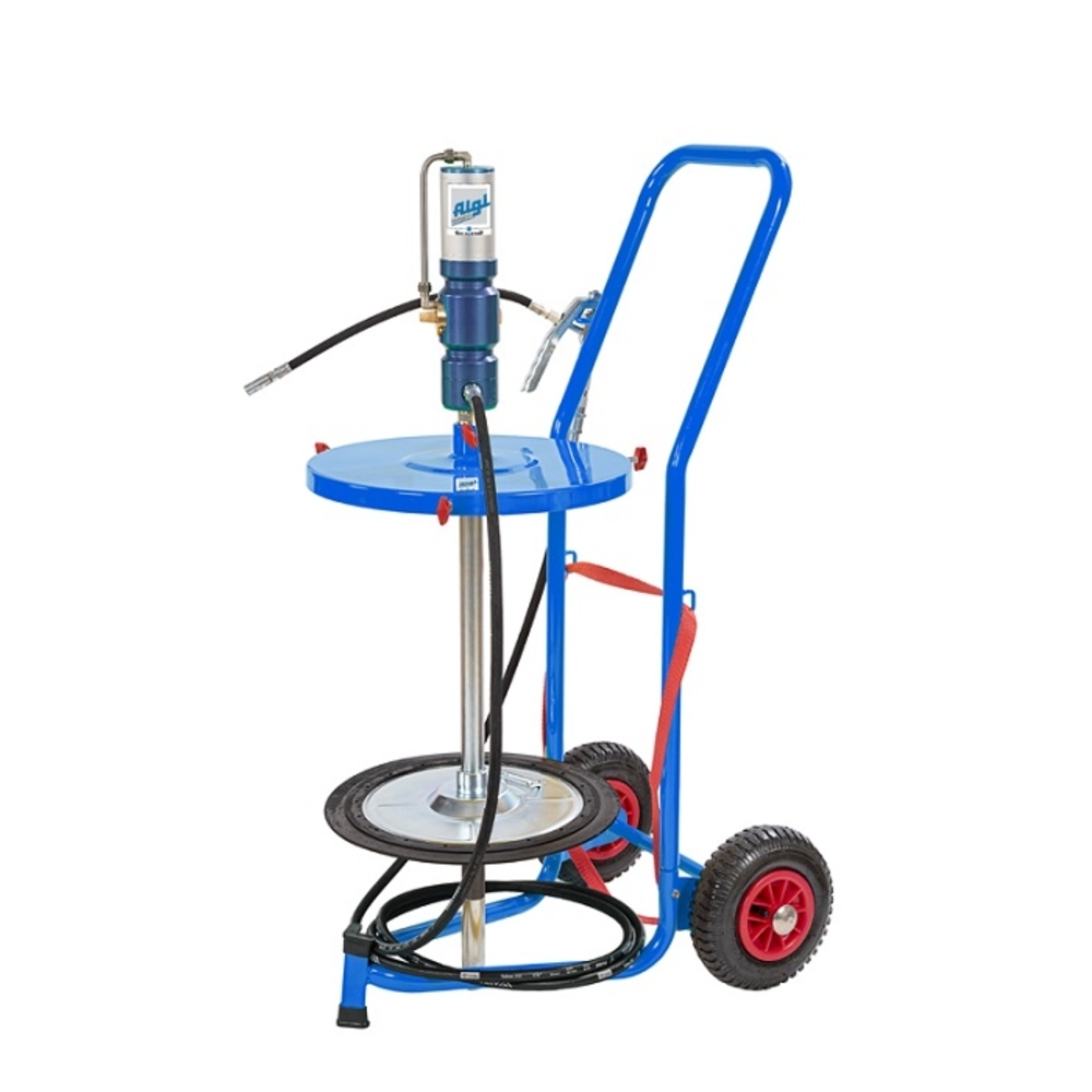 Ensemble mobile graisse 60/1 pour tonnelet 50 kg chariot 2 roues et flexible 10 m - ALGI EQUIPEMENT - 07705504