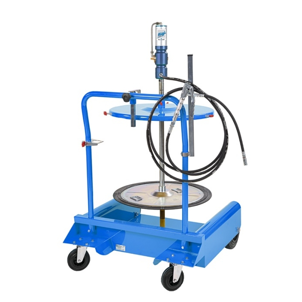 Ensemble mobile graisse 60/1 pour fût 200 kg chariot 4 roues - ALGI EQUIPEMENT - 07710501