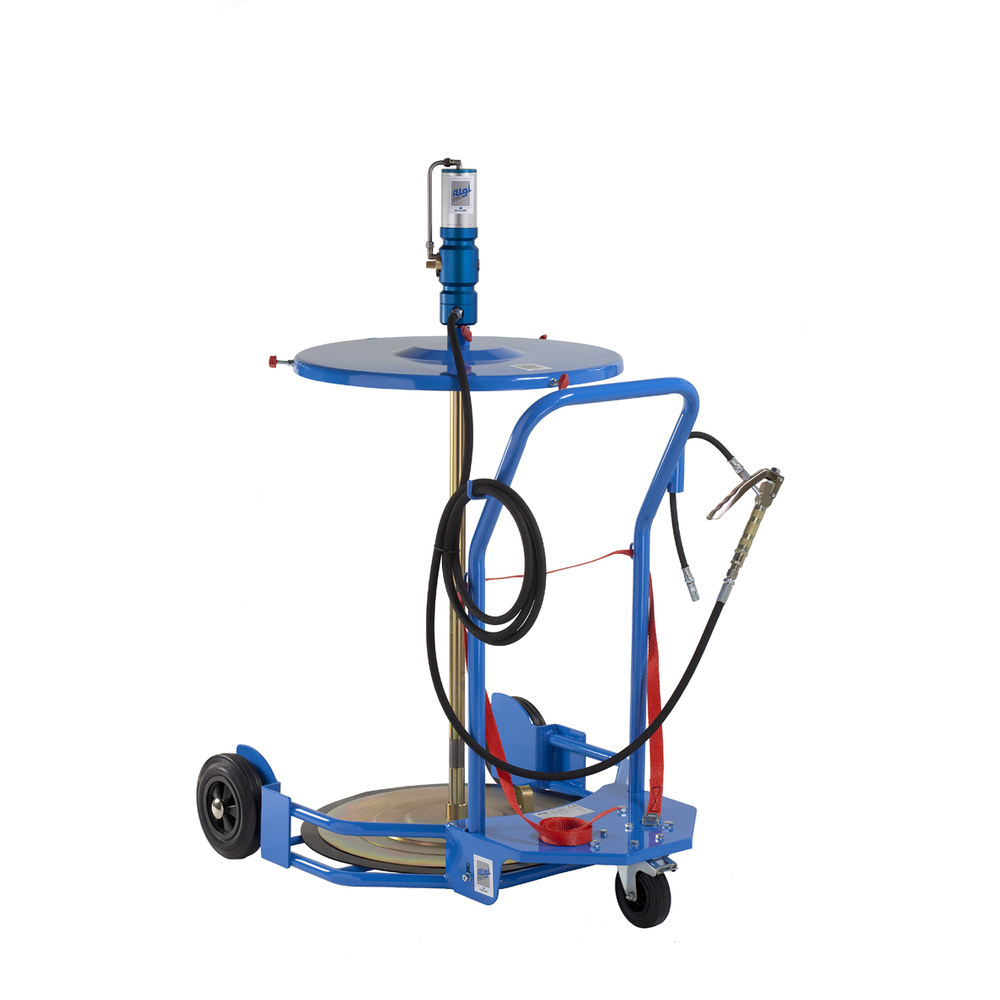 Ensemble mobile graisse 60/1 pour fût 200 kg chariot 3 roues - ALGI EQUIPEMENT - 07710502