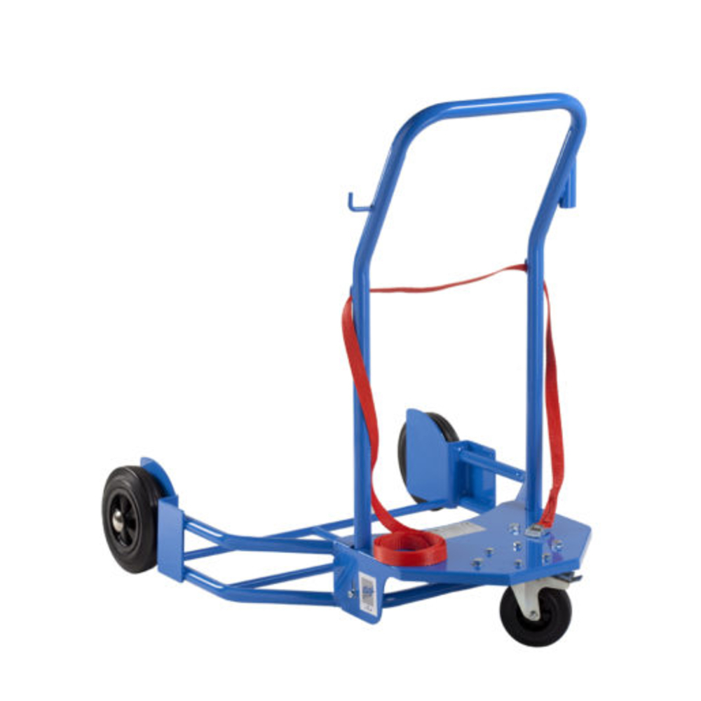 Chariot 3 roues avec support enrouleur pour fût 200 kg - ALGI EQUIPEMENT - 07744000