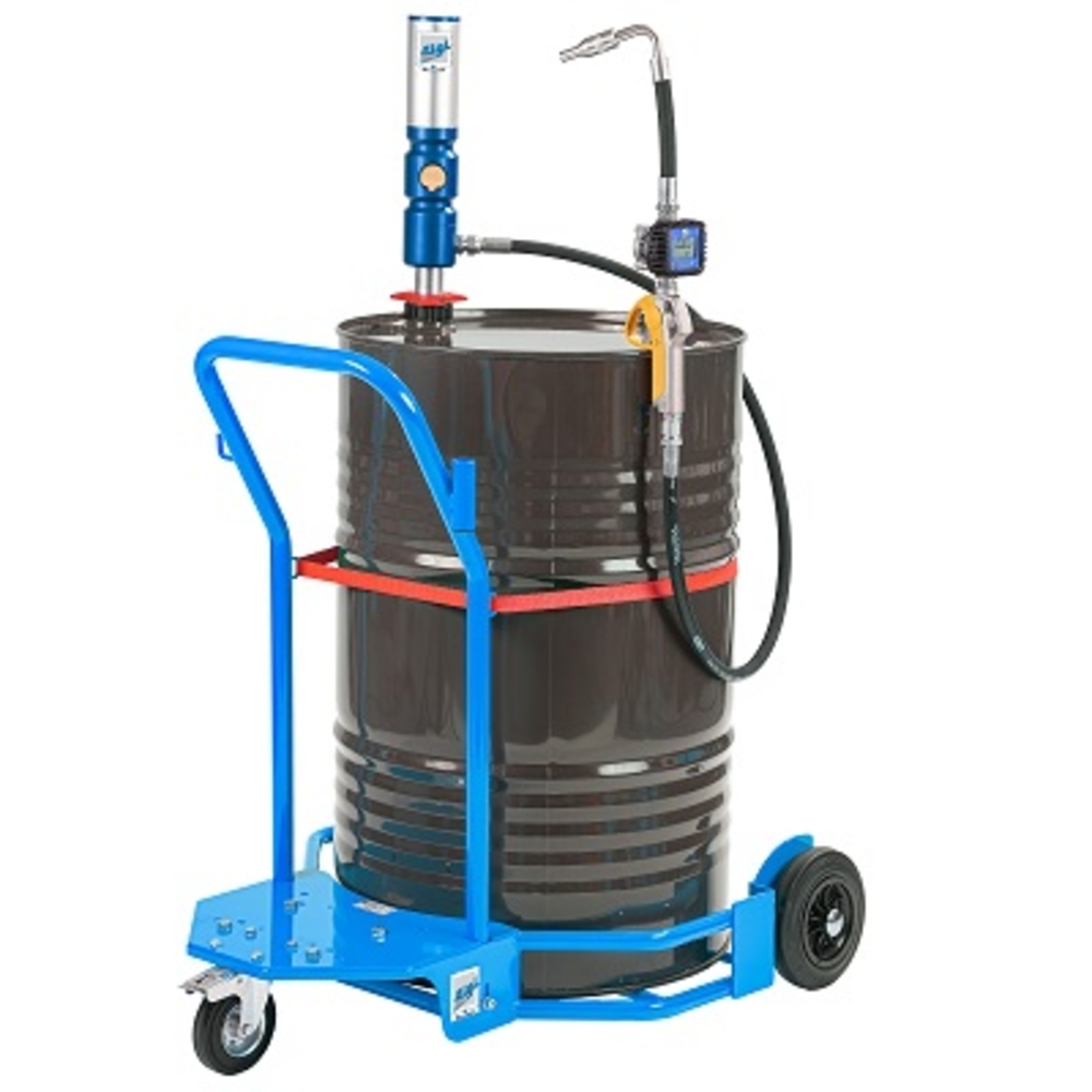 Ensemble pneumatique huile 3/1 mobile pour fût 200 l chariot 3 roues pistolet digital - ALGI EQUIPEMENT - 07750600