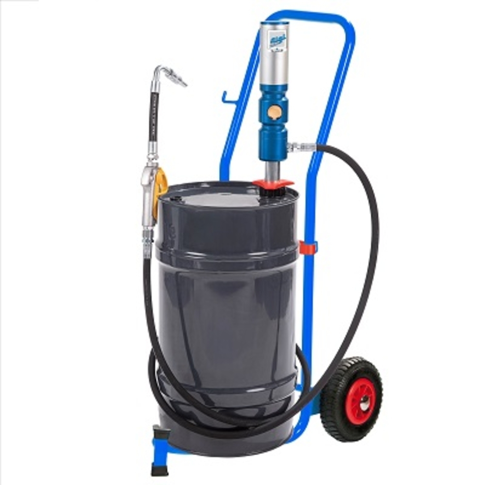 Ensemble pneumatique huile 5/1 mobile pour tonnelet 60 l chariot 2 roues et pistolet standard - ALGI EQUIPEMENT - 07755320