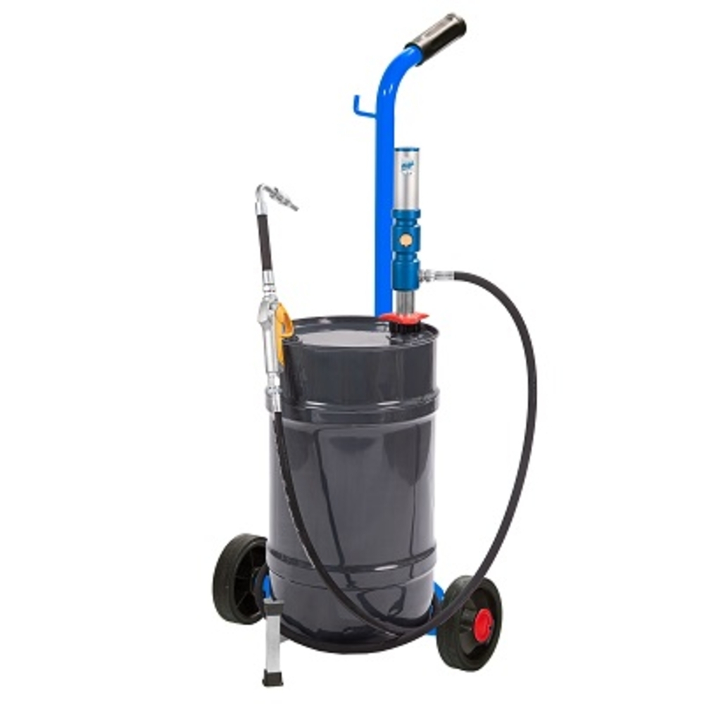 Ensemble pneumatique huile 5/1 mobile pour tonnelet 60 l avec diable et pistolet standard - ALGI EQUIPEMENT - 07755420