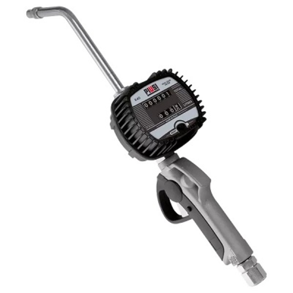 Pistolet de distribution d’huile à compteur mécanique avec embout rigide coudé - ALGI EQUIPEMENT - 07760000
